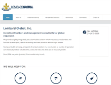 Tablet Screenshot of lombardglobal.com
